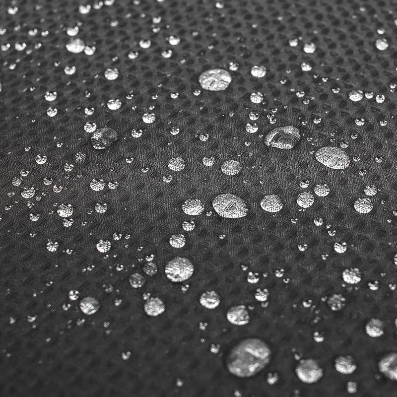 River Dream Heavyweight No Hooks Required Dotted Waffle Weave Shower Curtain with Snap in Liner -Extra Long 71W x 86H,Hotel Grade,Spa Like Bath Curtain,Graphite Grey - Image 5